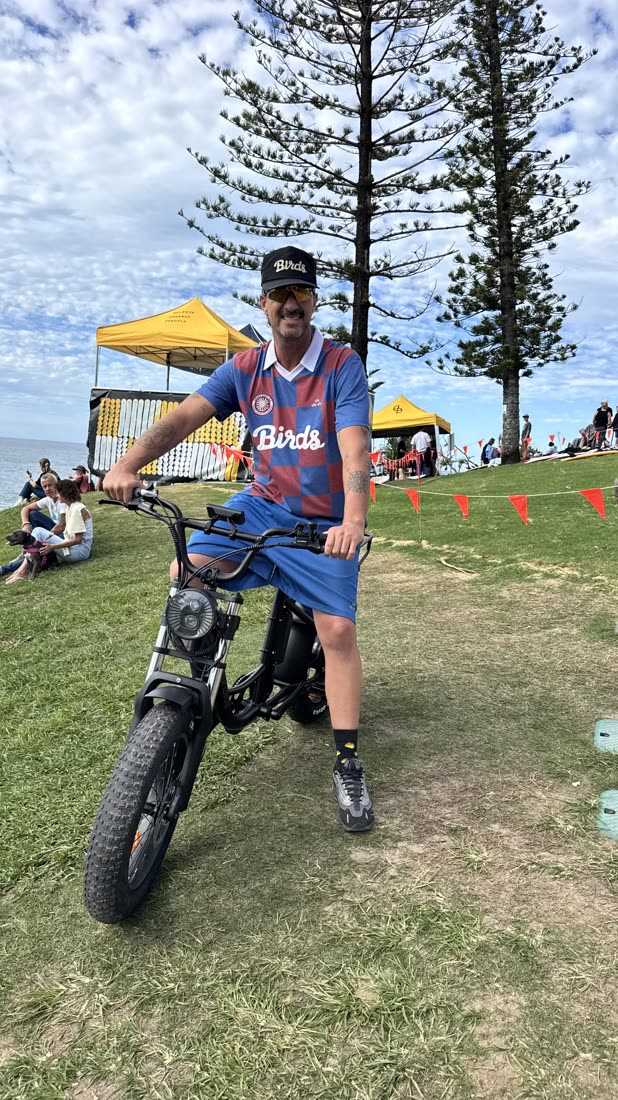 Nikka 35 rides Oceanside Electric