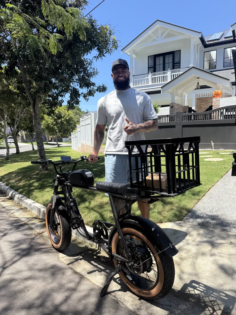 Payne Haas rides Oceanside Electric