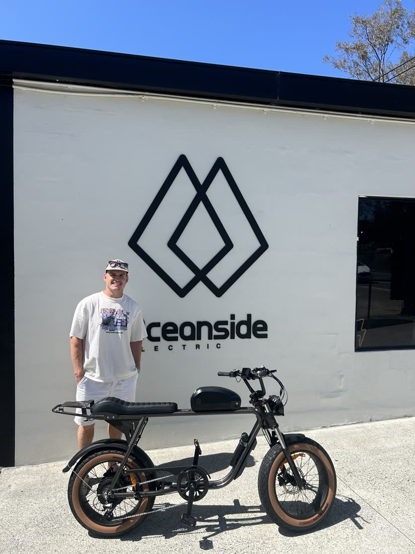AJ Brimson rides Oceanside Electric