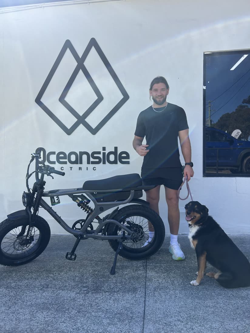 Patrick Carrigan rides Oceanside Electric